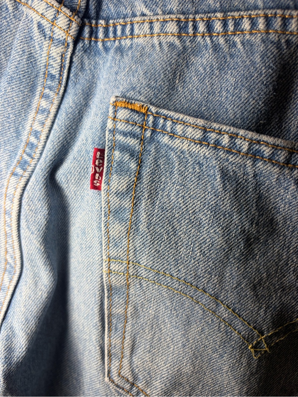 Levi's 502 Men's Light Blue Straight Jeans - Picture 5 of 9
